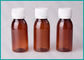 60 ML 2 OZ Amber PET Botol Farmasi Kemasan Dengan Pencegahan Kebocoran