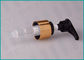 28/410 Shiny Gold Lotion Pump Dispenser Tipe Up Down Lock Dengan Aktuator Hitam