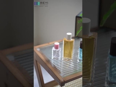 Custom Logo Botol Parfum Kaca Crimp Pompa Semprot Kemasan dalam Berbagai Bentuk Warna 30ml-100ml