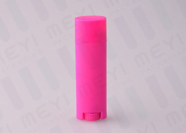 PP Pink Smooth Clear Lip Balm Tabung / Tabung Isi Ulang Chapstick Untuk Kosmetik