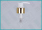 24/410 Dispenser Pompa Screw Lock Lotion Dengan Shiny Gold Aluminium Collar