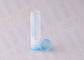 Biru 0,15 OZ PP Plastik Tabung Lip Balm Untuk Kosmetik / Balsem Tubuh / Penyembuh Tubuh