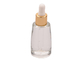 100ml 18/415 Botol Penetes Emas Mawar Botol Lotion Kaca Anti Bocor