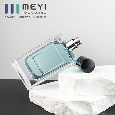3.4 Oz Botol Parfum Kotak Kosong Isi Ulang Emas Perak Tidak Tumpahan